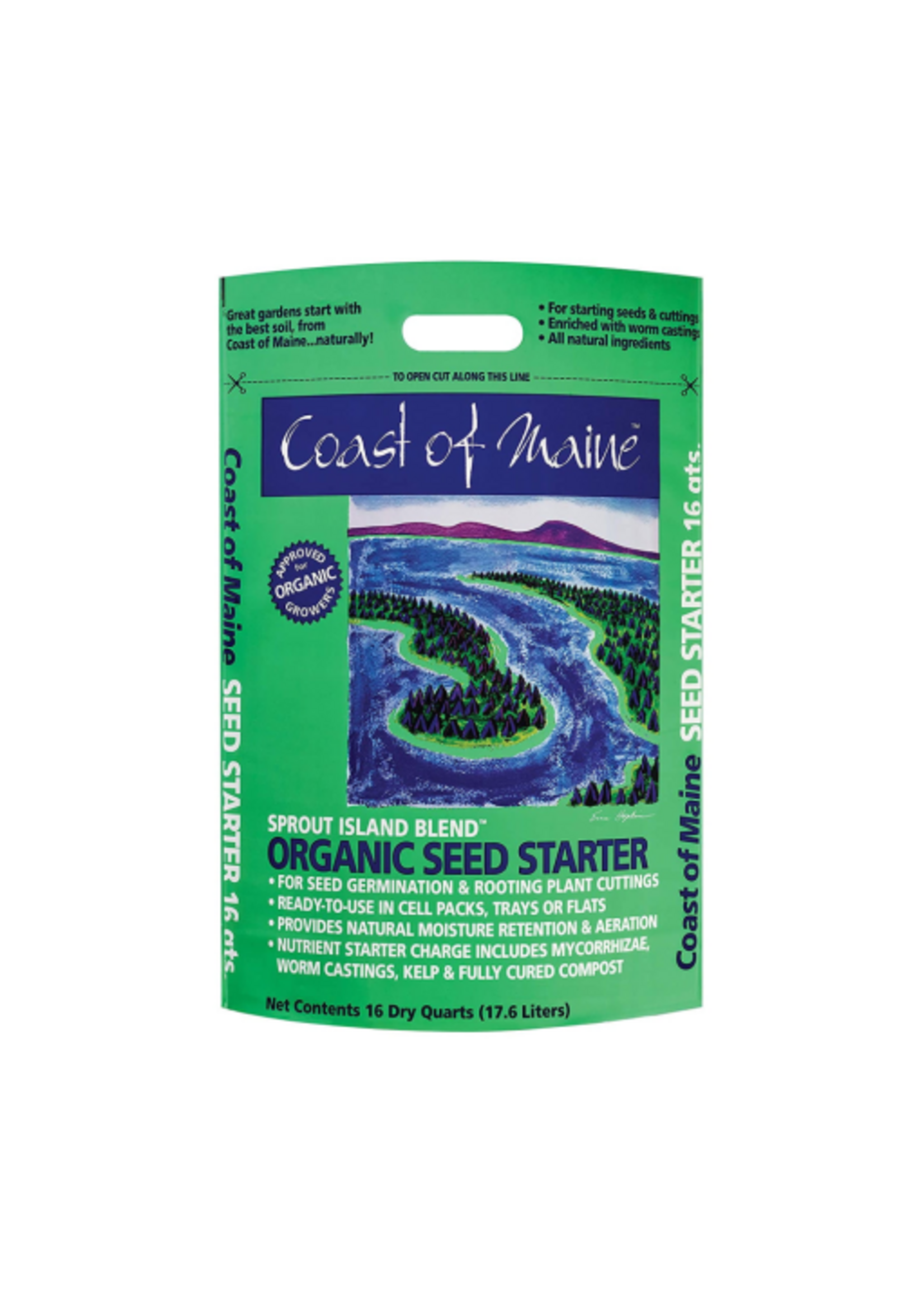 Coast of Maine Coast of Maine Sprout Island Organic Seed Starter - 16 qt