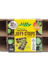 Jiffy Jiffy Biodegradable Seed Starting Peat Strips - 4 Strips (32 Pots)