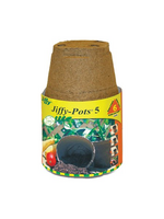 Jiffy Jiffy Peat Pot Round 5" - 6 pack