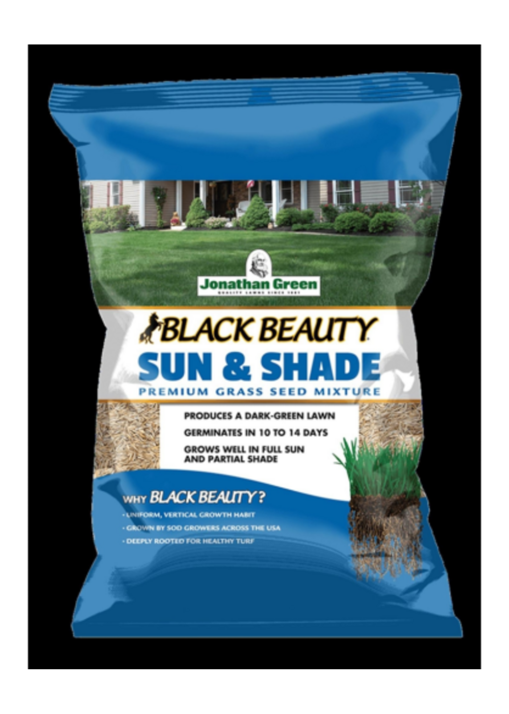 Jonathan Green Jonathan Green Black Beauty Sun & Shade Grass Seed Mix - 50 lb