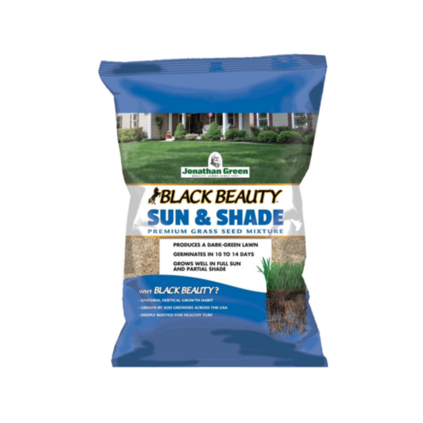 Jonathan Green Jonathan Green Black Beauty Sun & Shade Grass Seed, 15lb