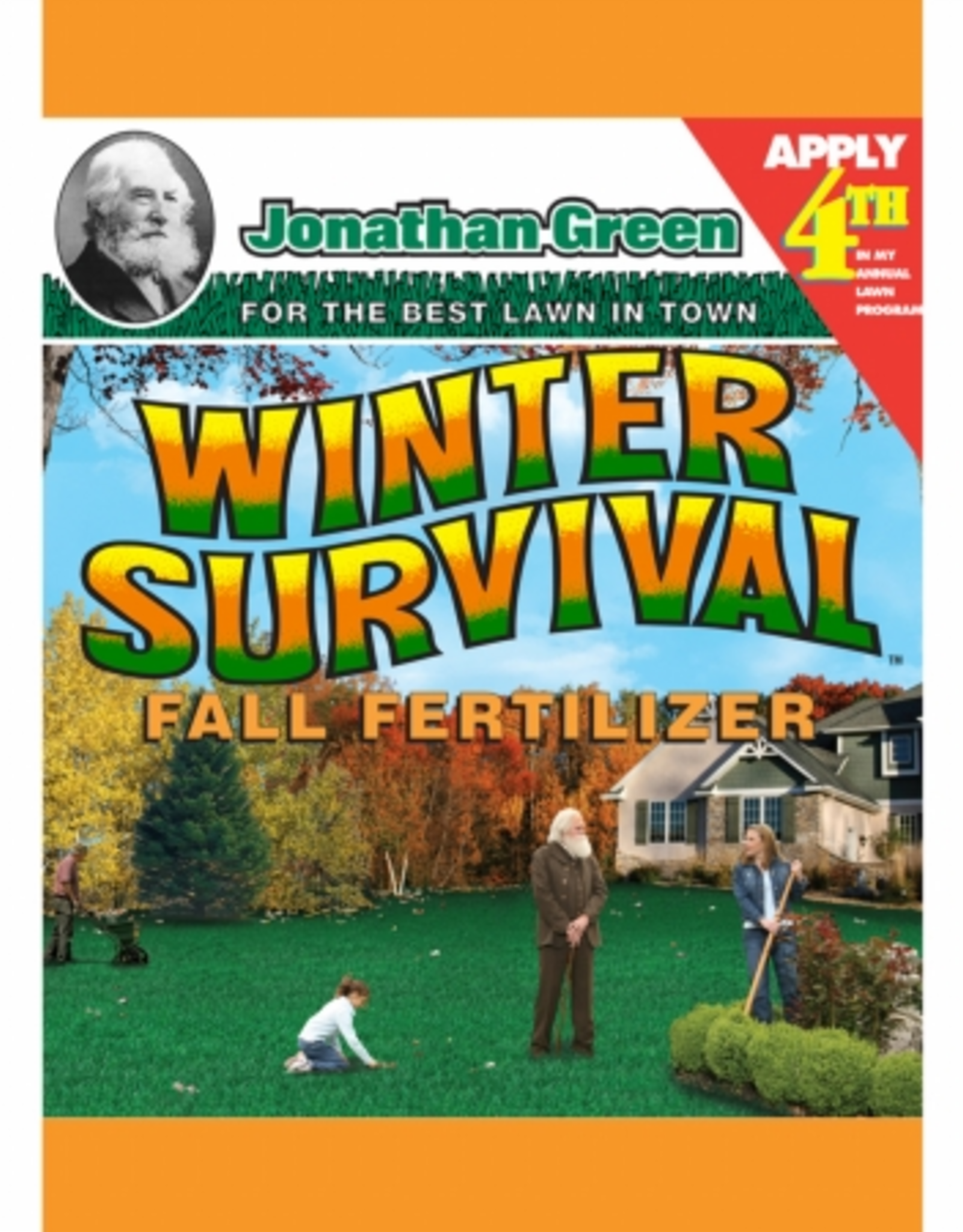 Jonathan Green Jonathan Green Winter Survival Fall Lawn Fertilizer - 15,000 sq ft, 45 lb