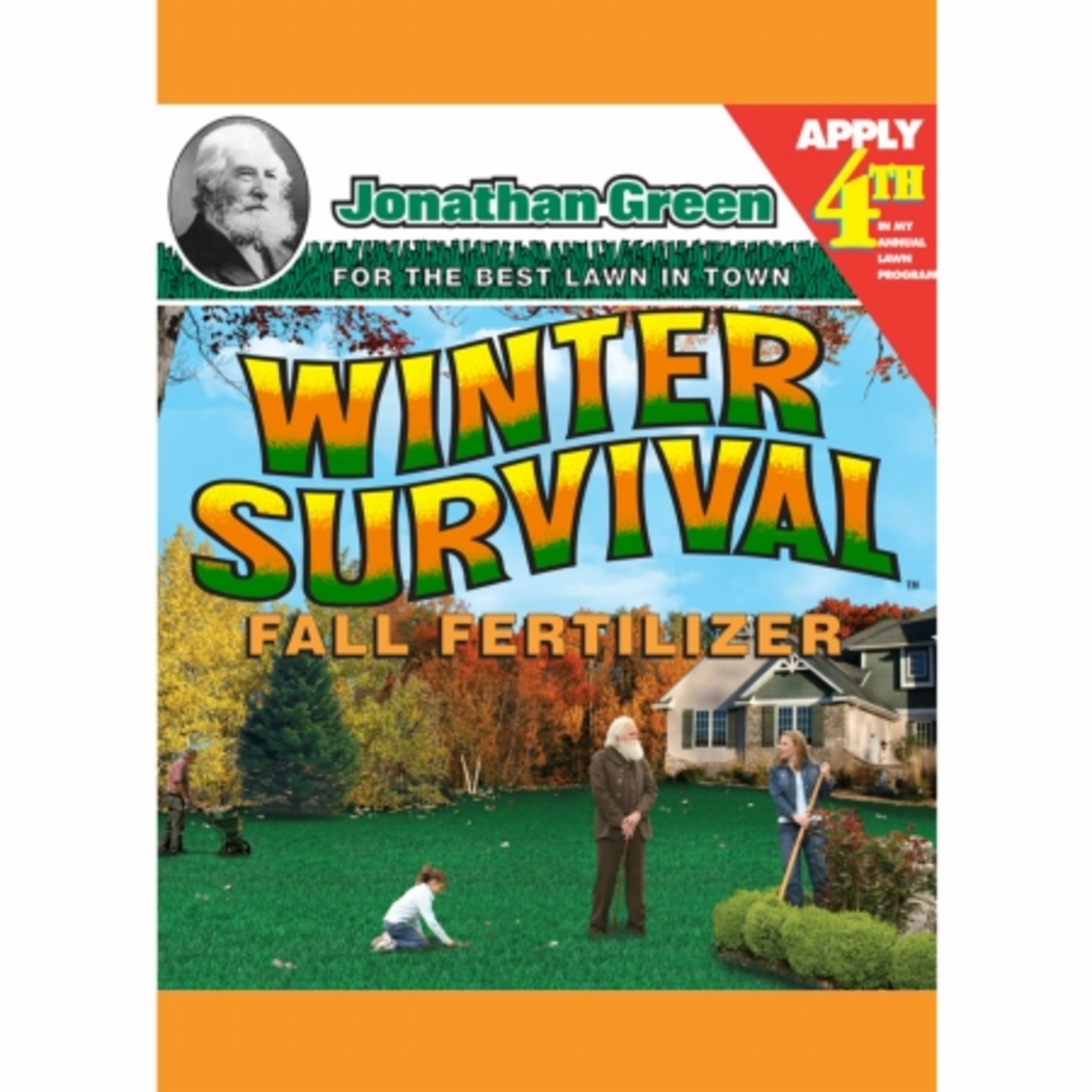 Jonathan Green Jonathan Green Winter Survival Fall Lawn Fertilizer - 15,000 sq ft, 45 lb