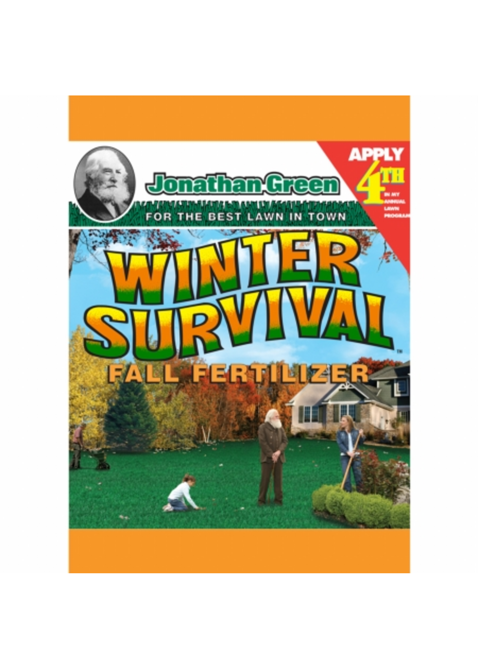 Jonathan Green Jonathan Green Winter Survival Fall Lawn Fertilizer - 15,000 sq ft, 45 lb
