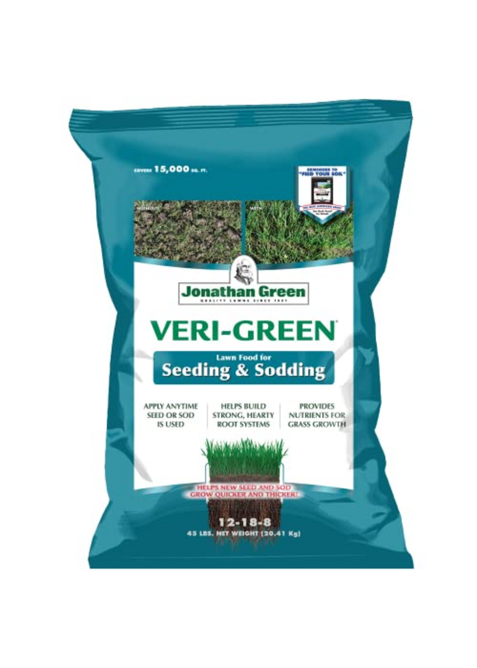 Jonathan Green Jonathan Green Veri-Green Starter Lawn Seeding & Sodding Fertilizer - 15,000 Sq. Ft