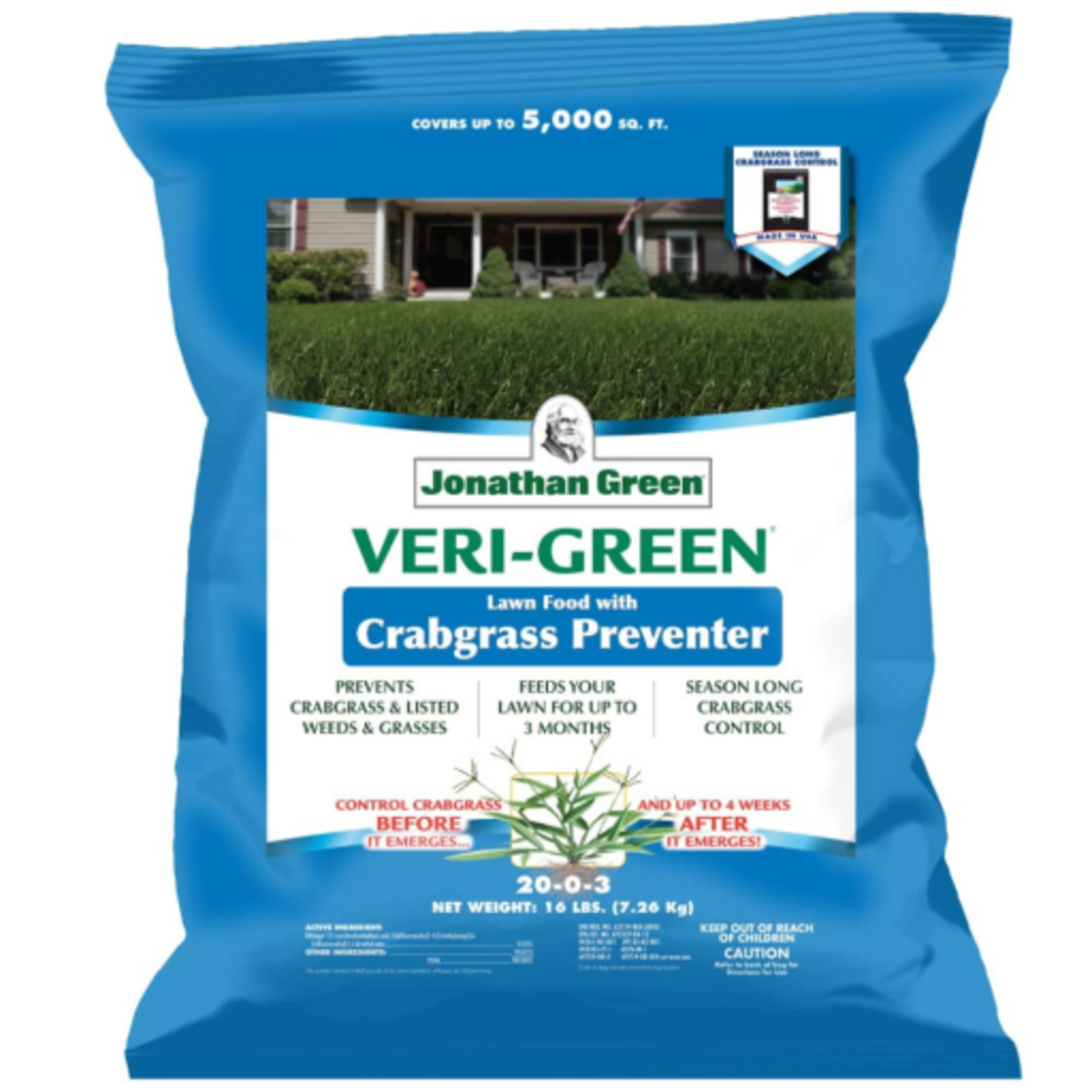 Jonathan Green Jonathan Green Veri-Green Lawn Food with Crabgrass Preventer - 5,000 sq ft