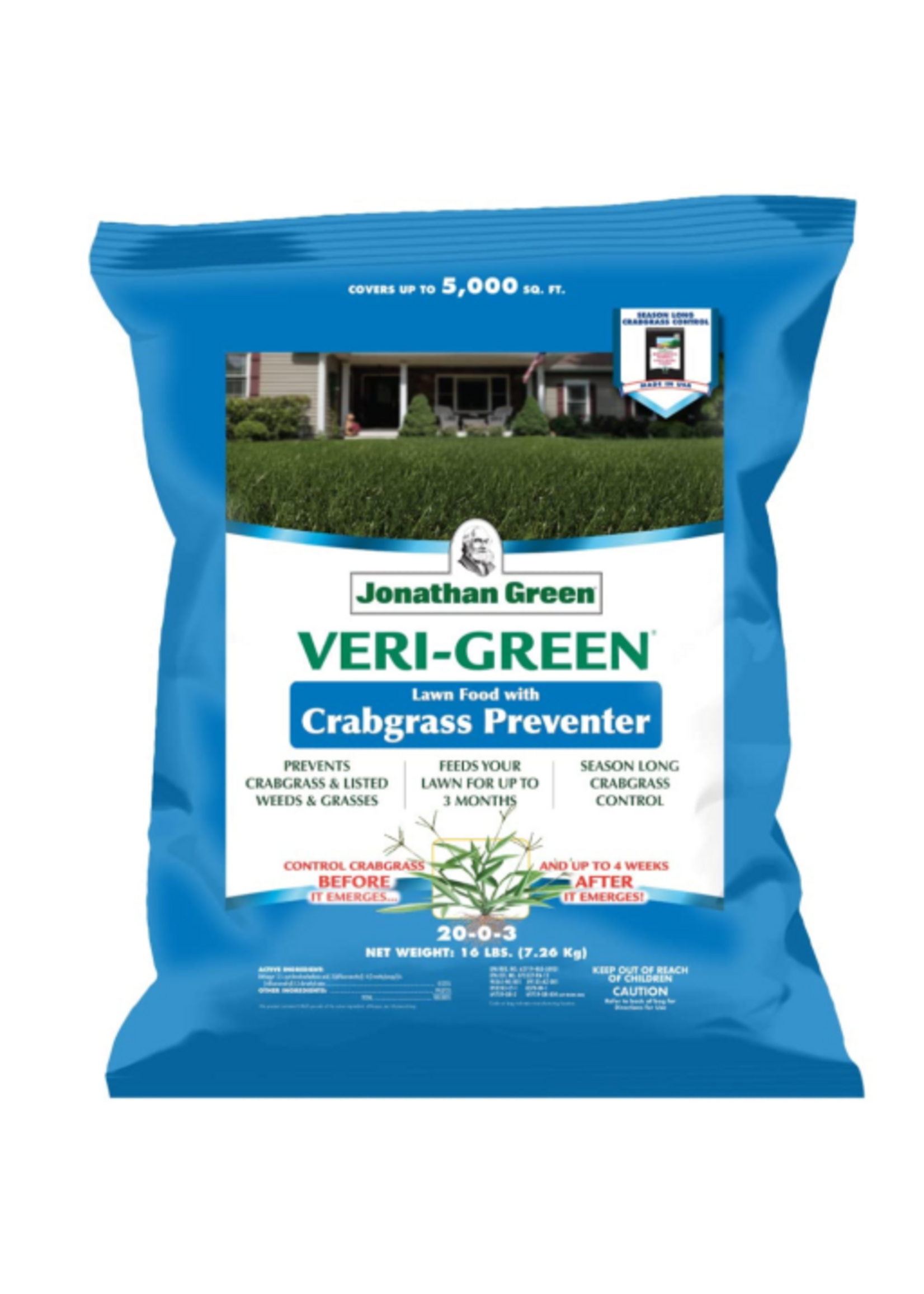 Jonathan Green Jonathan Green Veri-Green Lawn Food with Crabgrass Preventer - 5,000 sq ft