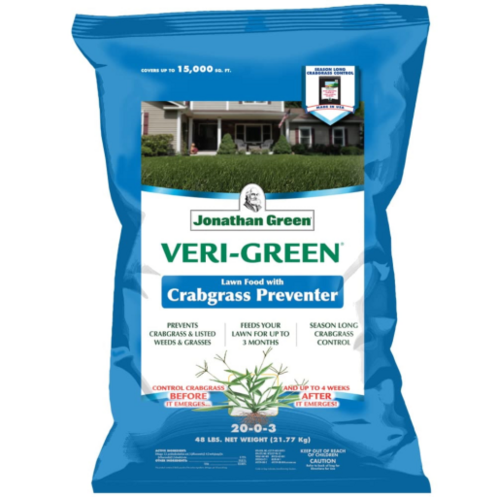 Jonathan Green Jonathan Green Veri-Green Lawn Food with Crabgrass Preventer - 15,000 sq ft