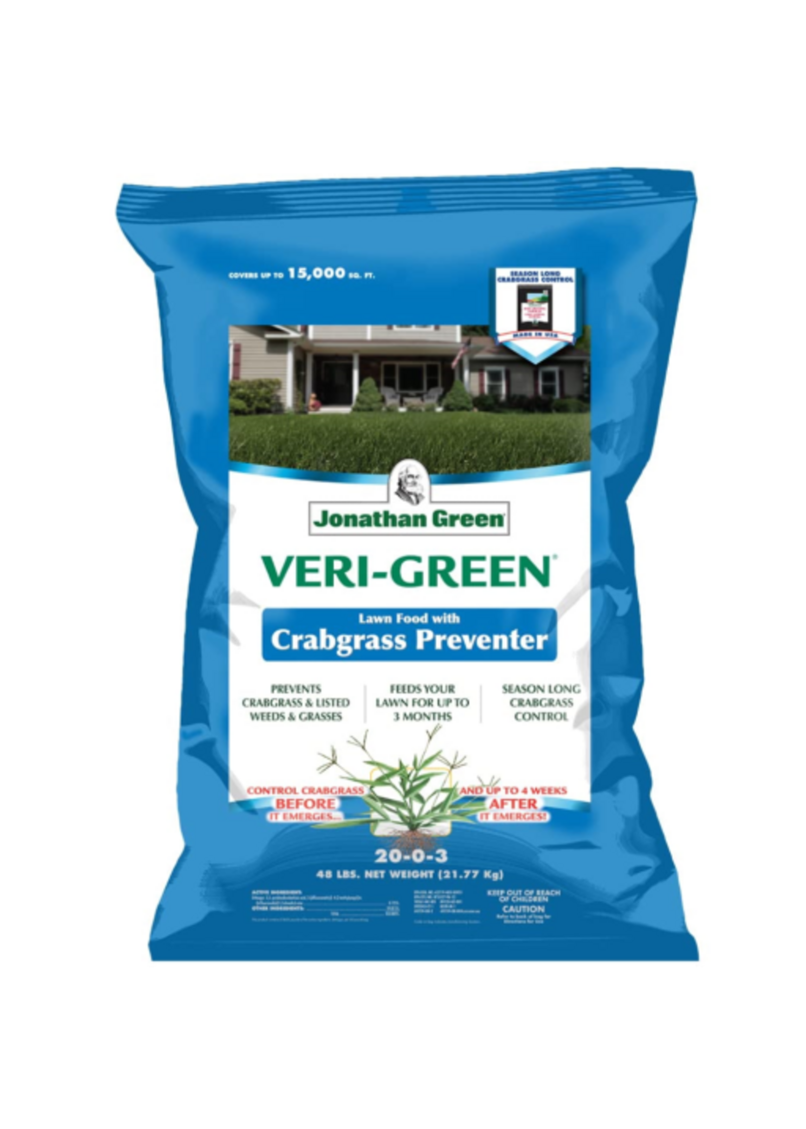 Jonathan Green Jonathan Green Veri-Green Lawn Food with Crabgrass Preventer - 15,000 sq ft