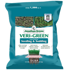 Jonathan Green Jonathan Green Veri-Green Lawn Food for Seeding & Sodding - 1,500 sq ft, 4.5lb