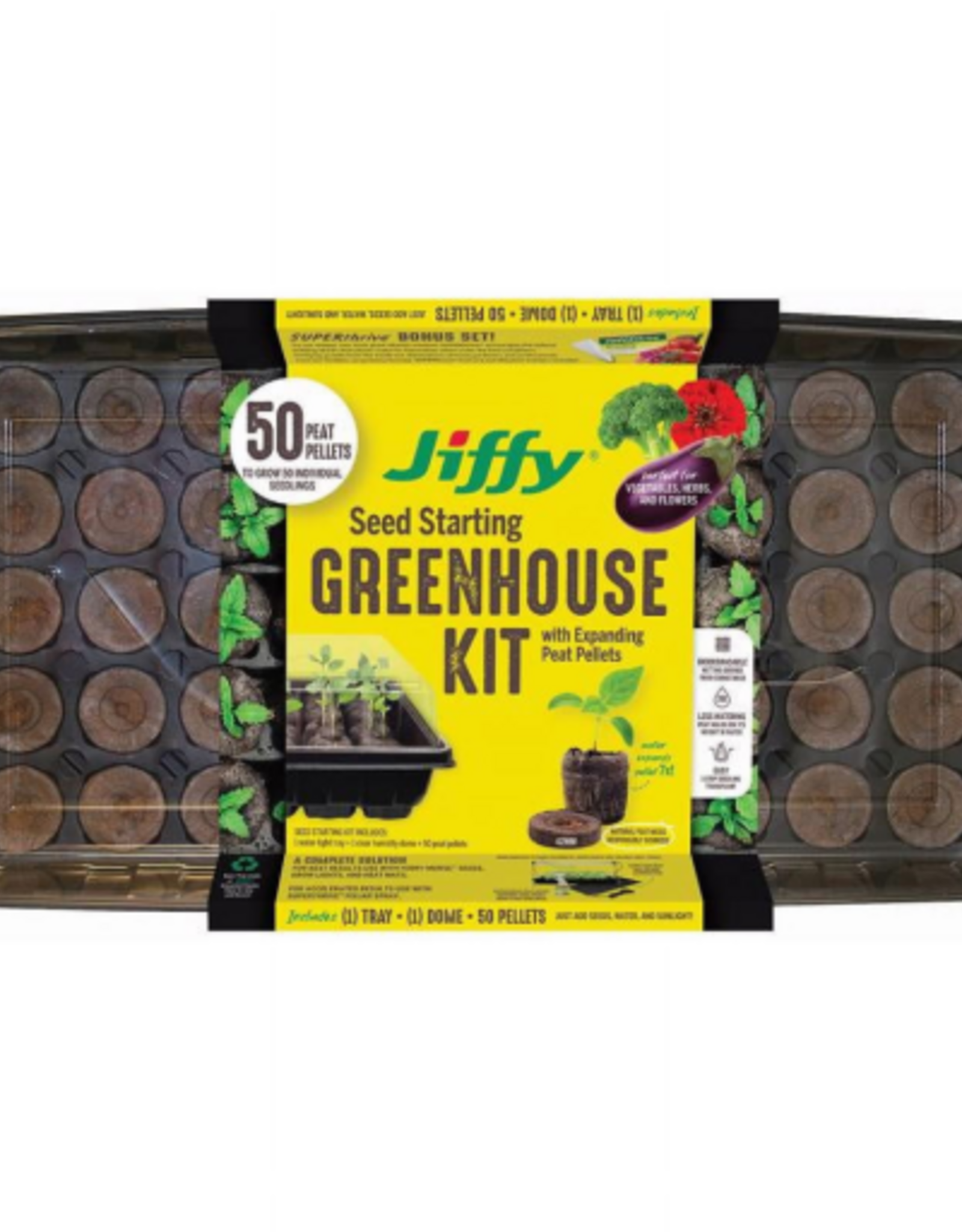 Jiffy Jiffy 50 Cells 11 in. W X 22 in. L Seed Starting Kit 1 pk