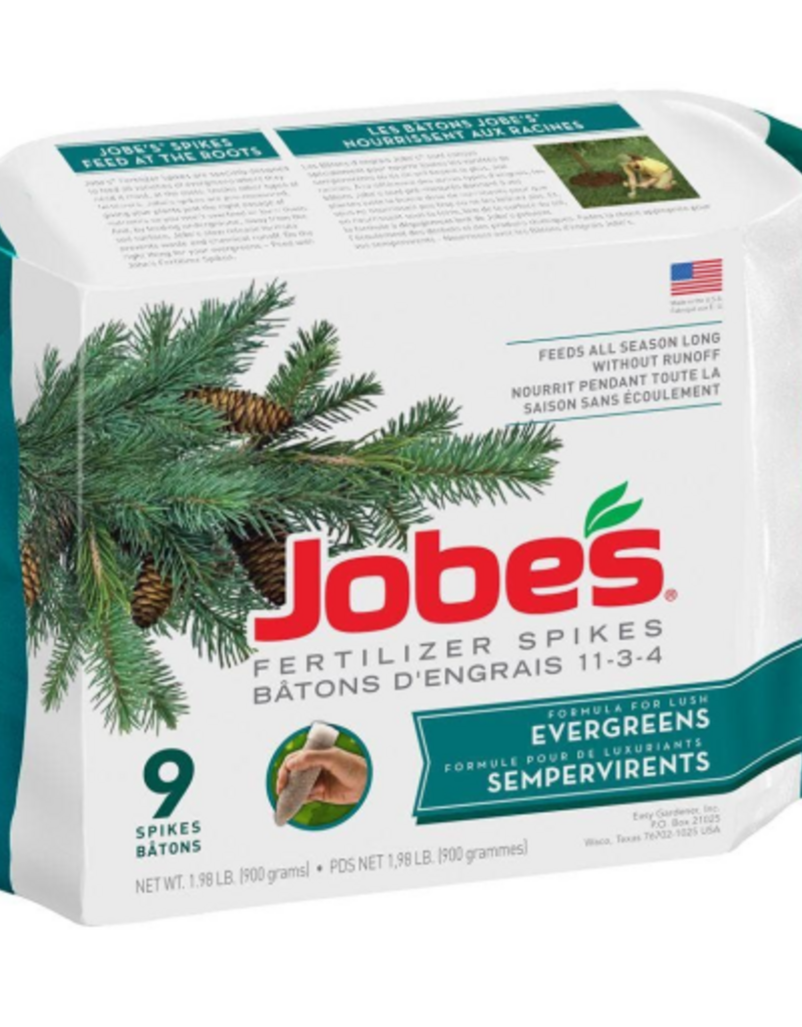 Jobe's Jobe's Evergreen Spikes - 9 Count