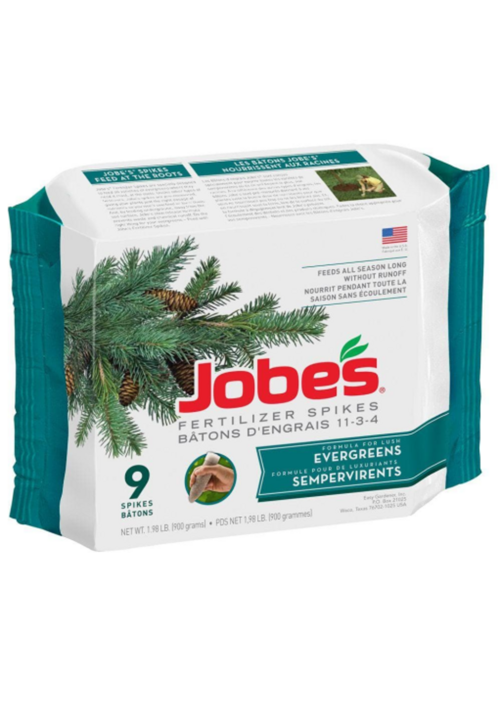 Jobe's Jobe's Evergreen Spikes - 9 Count