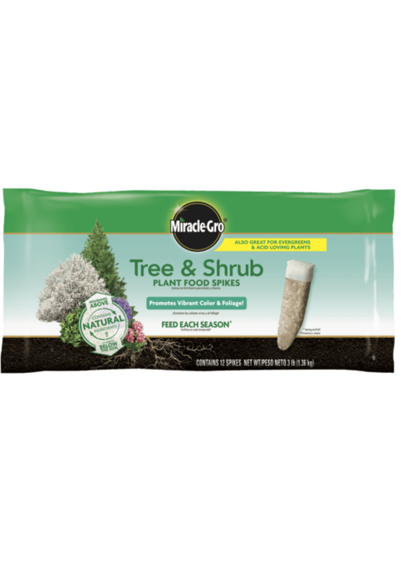 Miracle-Gro Miracle-Gro Tree & Shrub Plant Food Spikes - 12 Pack