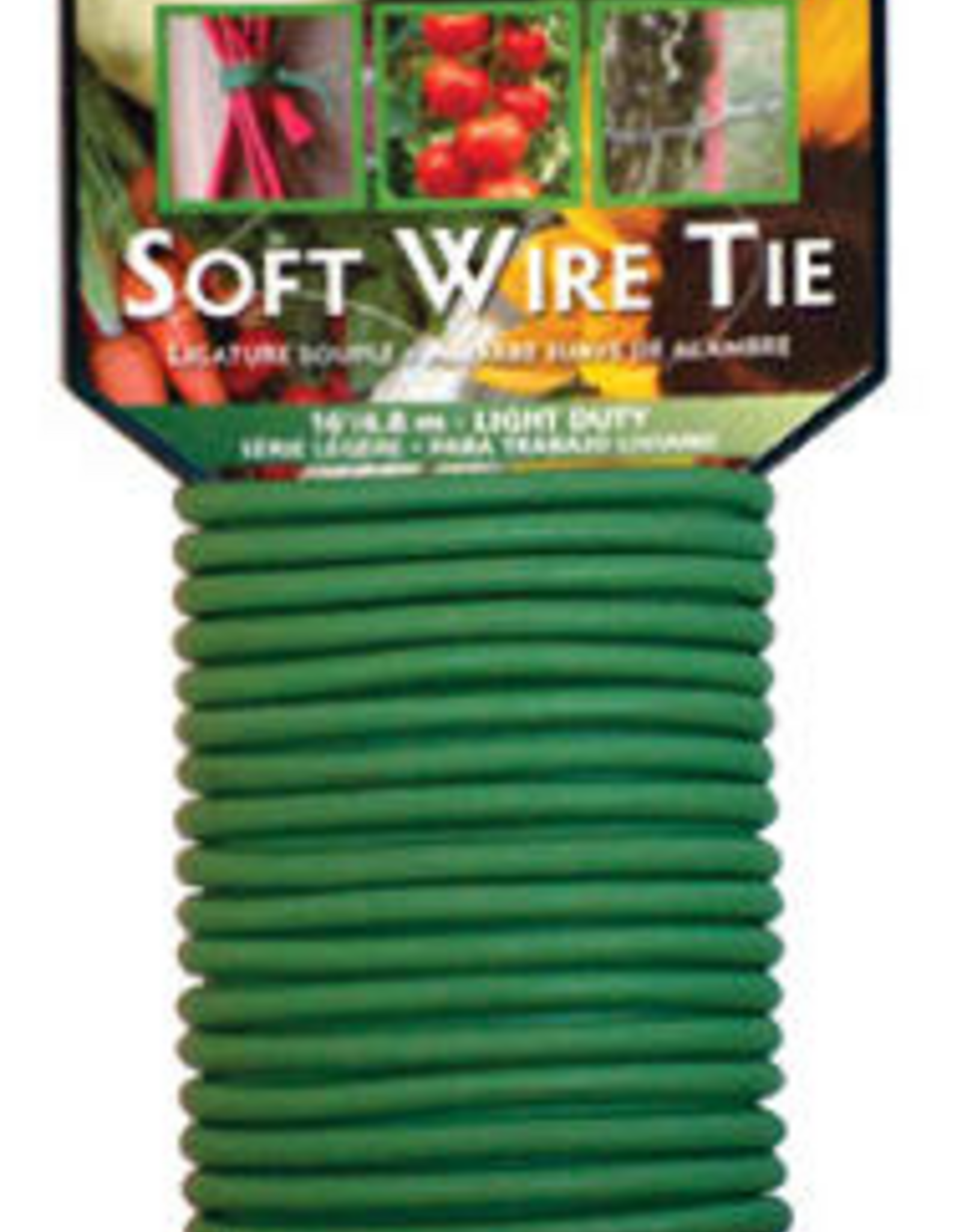 Luster Leaf Rapiclip Vinyl Stretch Plant Wire Tie, Green - 16 ft