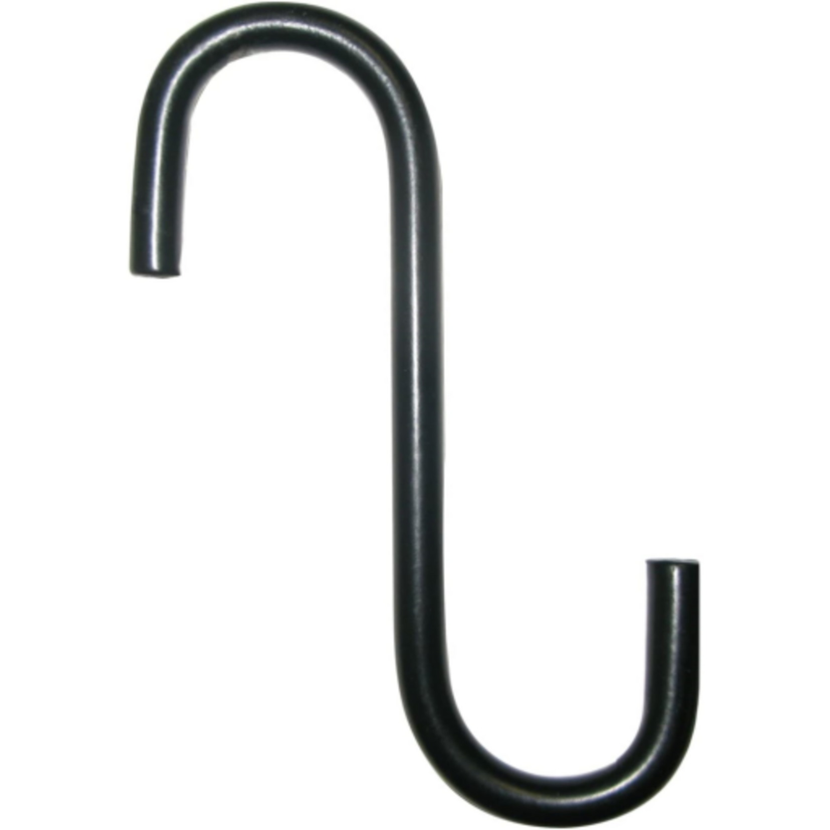 The Hookery Hookery Powder Coated Metal Extension S Hook - Black, 4-Inch