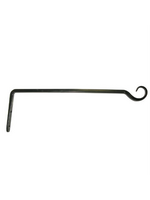 The Hookery Hookery Straight Wrought Iron Hanger 15"