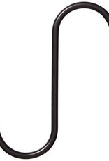 The Hookery Hookery Metal S Extension Hook  Black 6” with 1” opening