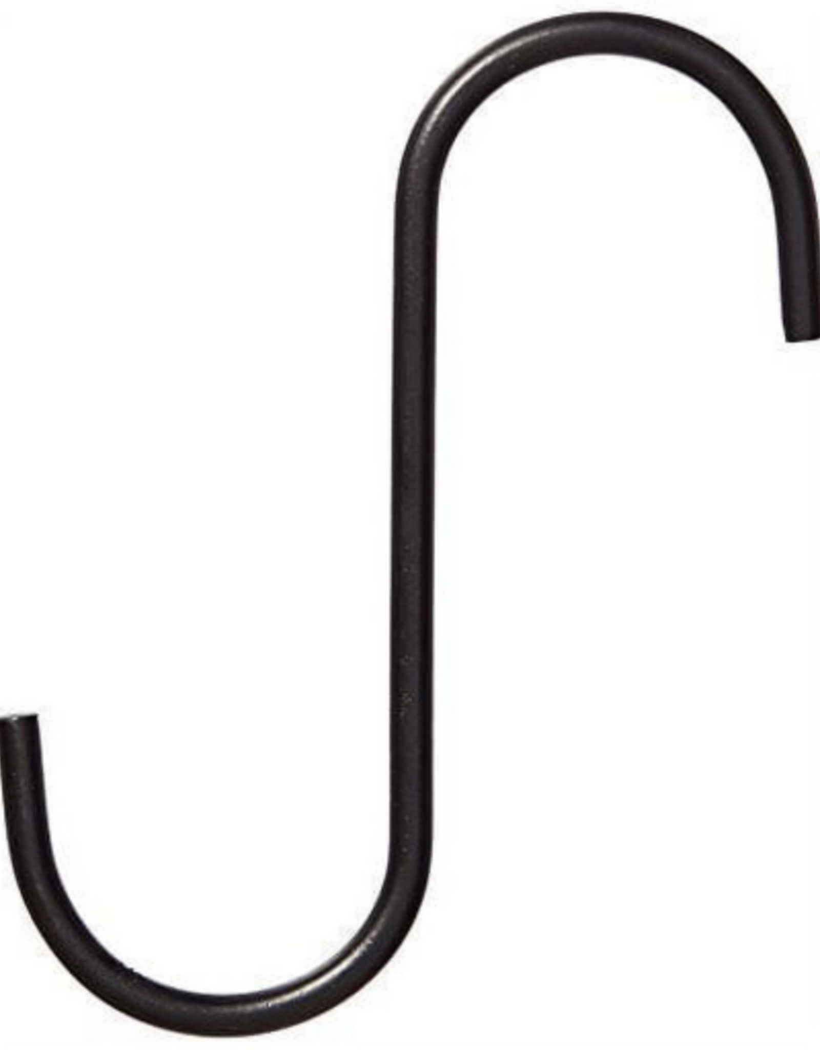 The Hookery Hookery Metal S Extension Hook  Black 6” with 1” opening