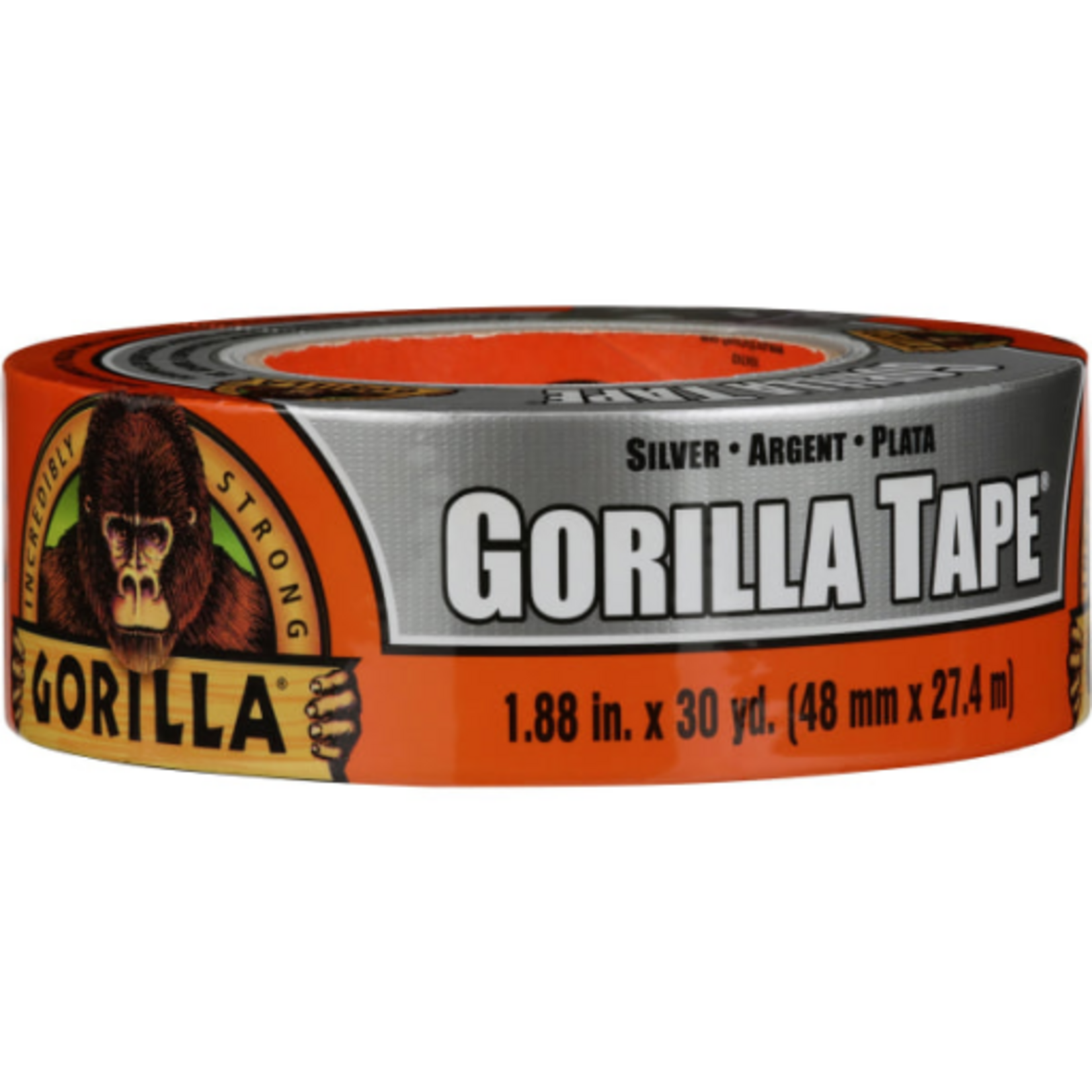Gorilla Gorilla 30 Yard Silver Duct Tape Single Roll  Pack of 1