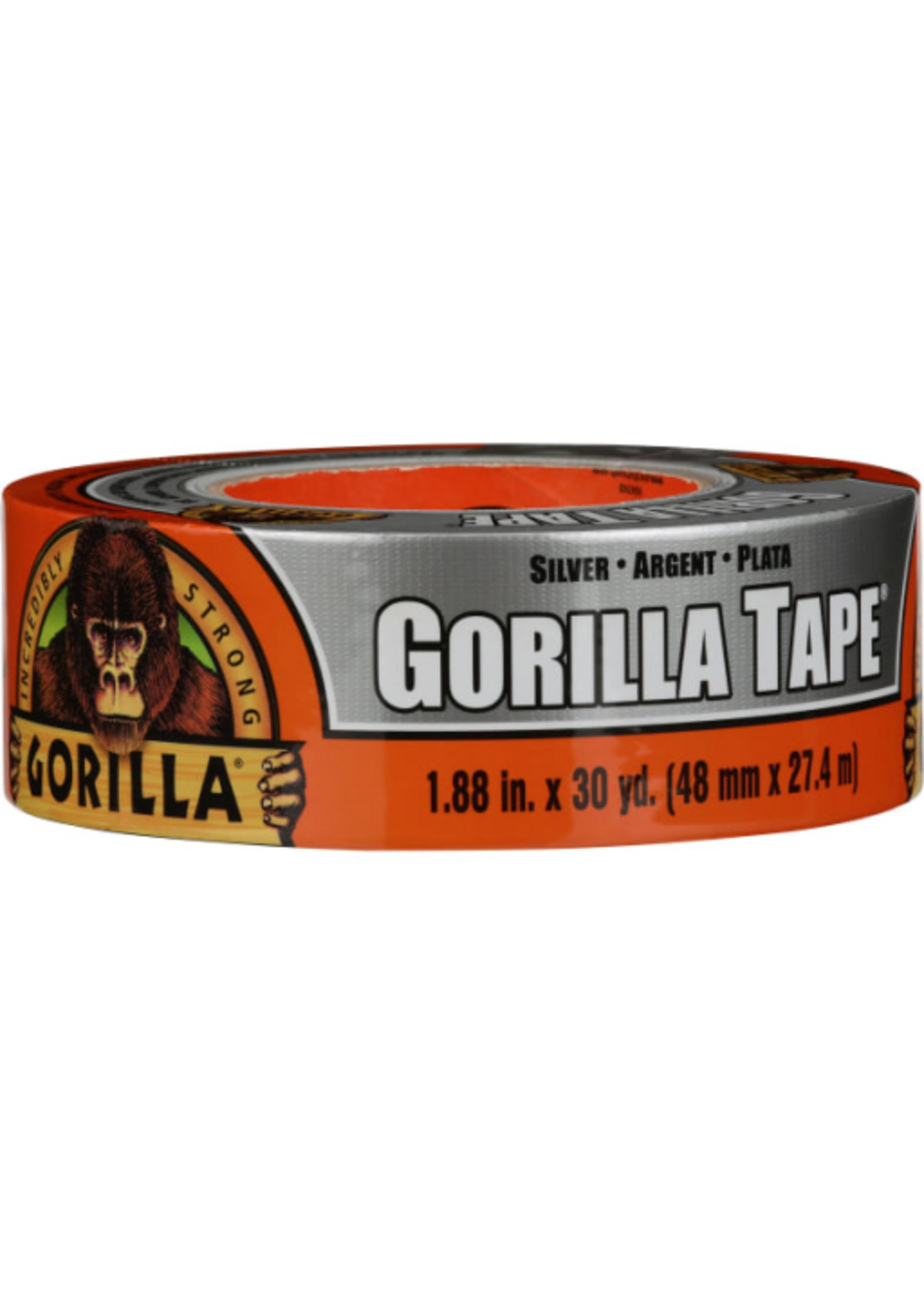 Gorilla Gorilla 30 Yard Silver Duct Tape Single Roll  Pack of 1