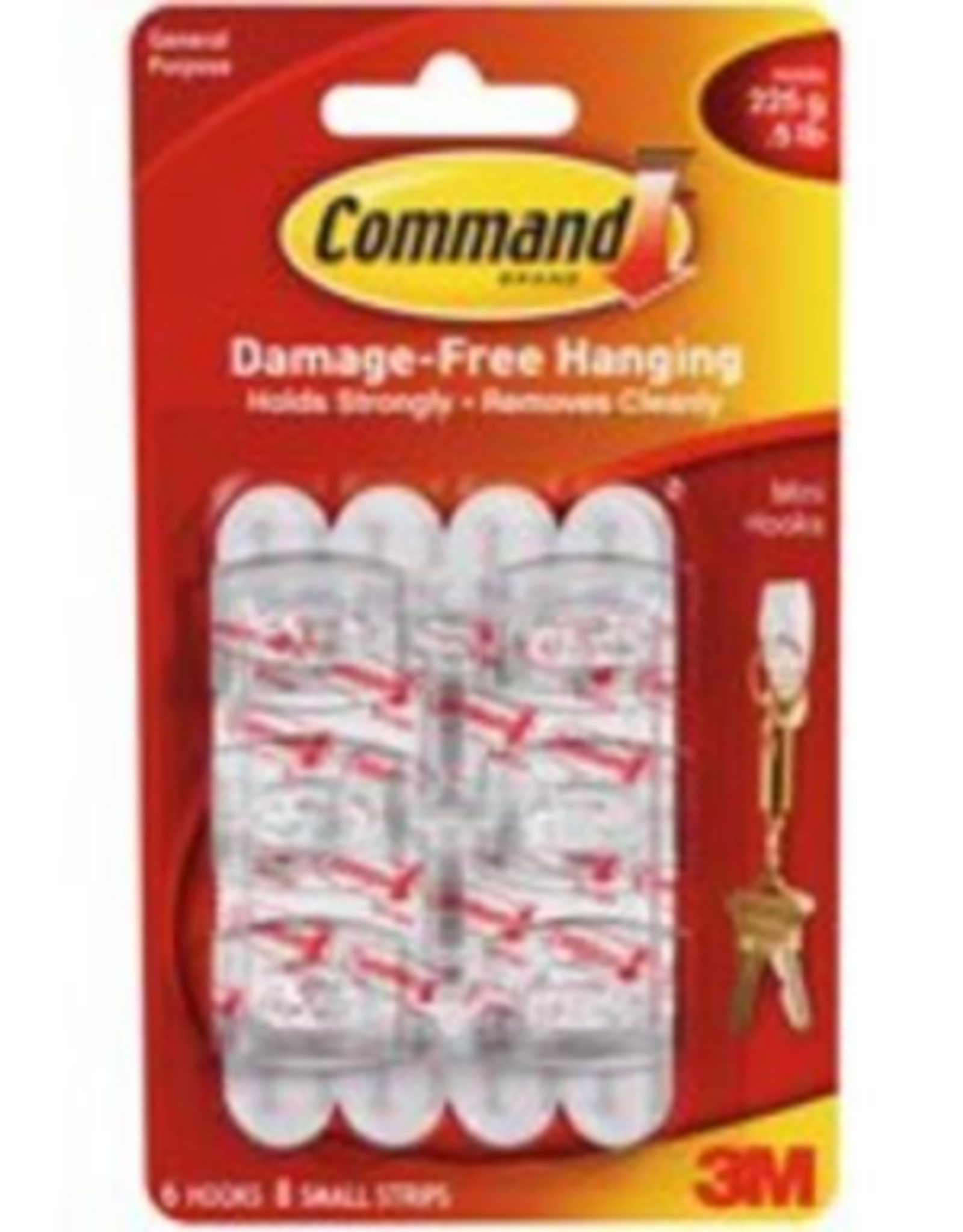 3M Command Mini Hooks Value Pack