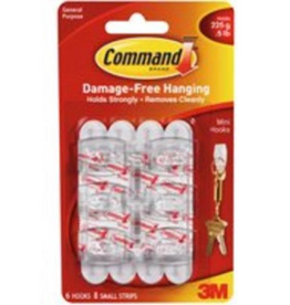 3M Command Mini Hooks Value Pack
