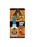 Gorilla Gorilla Super Glue Ultimate, Fast-Setting Cyanoacrylate Adhesive for Quick Fixes & Repairs, 15g Bottle with Anti-Clog Cap, Clear (Pack of 1)