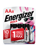 Energizer - MAX AA Batteries (8 Pack), Double A Alkaline Batteries