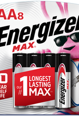 Energizer - MAX AA Batteries (8 Pack), Double A Alkaline Batteries