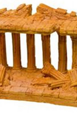 Blue Ribbon Exotic Environments Terra Cotta Temple Ruins Aquarium Ornament