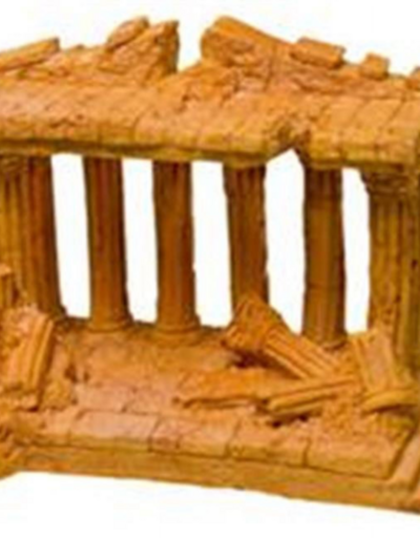Blue Ribbon Exotic Environments Terra Cotta Temple Ruins Aquarium Ornament
