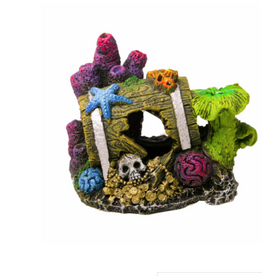 Blue Ribbon Exotic Environments Lost Barrel Treasure - 3.5 x 2.5 x 2.75 in.