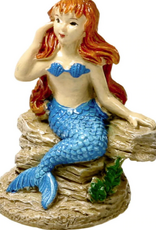 Blue Ribbon Exotic Environments Poised Mermaid Aquarium Ornament 2 L x 1.5 W x 2.5 H