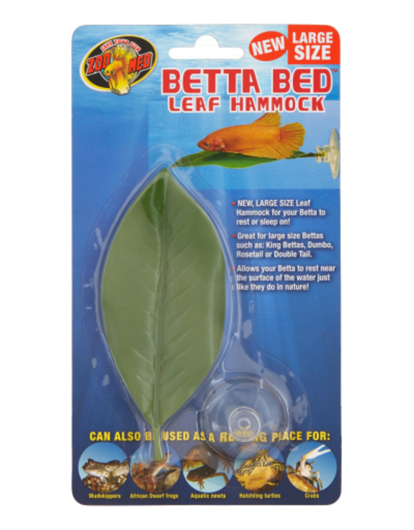 Zoo Med Zoo Med Betta Bed Leaf Hammock Green Large