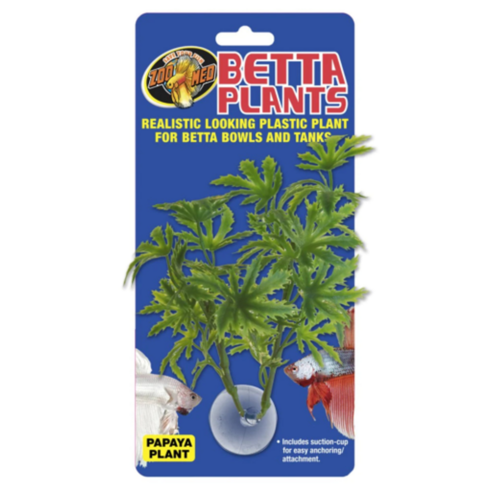 Zoo Med Zoo Med Papaya Betta Plant - 4 Count, Assorted Colors