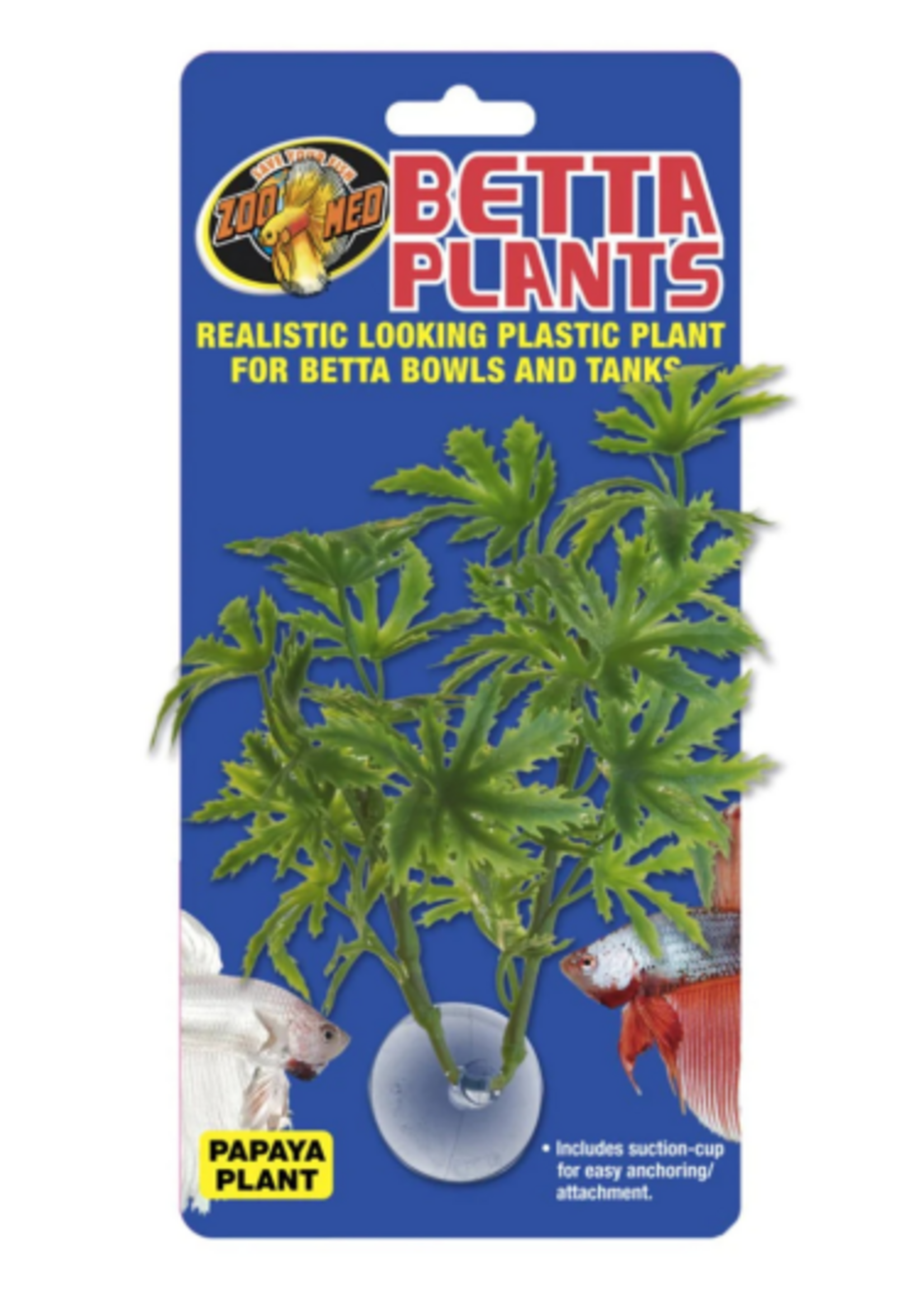 Zoo Med Zoo Med Papaya Betta Plant - 4 Count, Assorted Colors