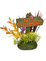Blue Ribbon Exotic Environments No Fishing Sign pd