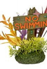 Blue Ribbon Exotic Environments No Fishing Sign