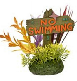 Blue Ribbon Exotic Environments No Fishing Sign