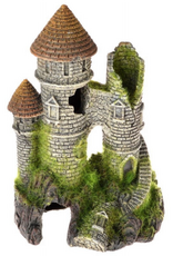 Blue Ribbon Exotic Environments Mountain Top Citadel with Moss Aquarium Ornament