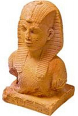 Blue Ribbon Exotic Environments Terra Cotta King Tut Aquarium Ornament