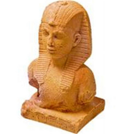 Blue Ribbon Exotic Environments Terra Cotta King Tut Aquarium Ornament