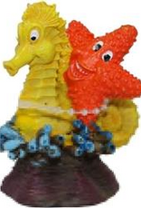 Blue Ribbon Exotic Environments Seahorse & Star- 2 x 1.5 x 2.5 in.