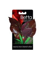 Fluval Betta Red Lizard's Tall Plant, Plastic Plant Aquarium Decoration - 6 IN