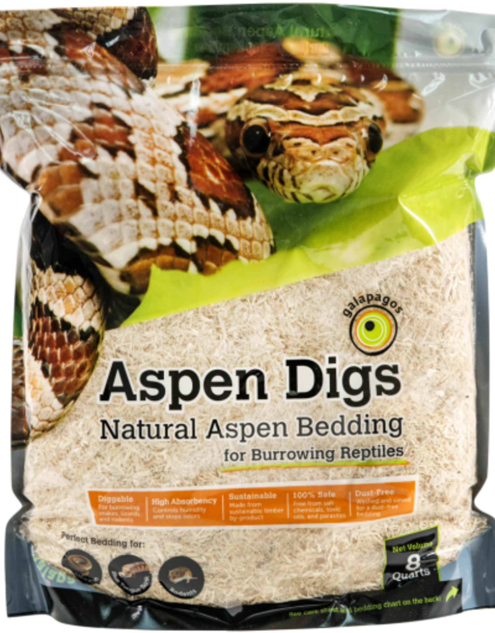 Galapagos Galapagos Aspen Digs White Natural - 8 qt