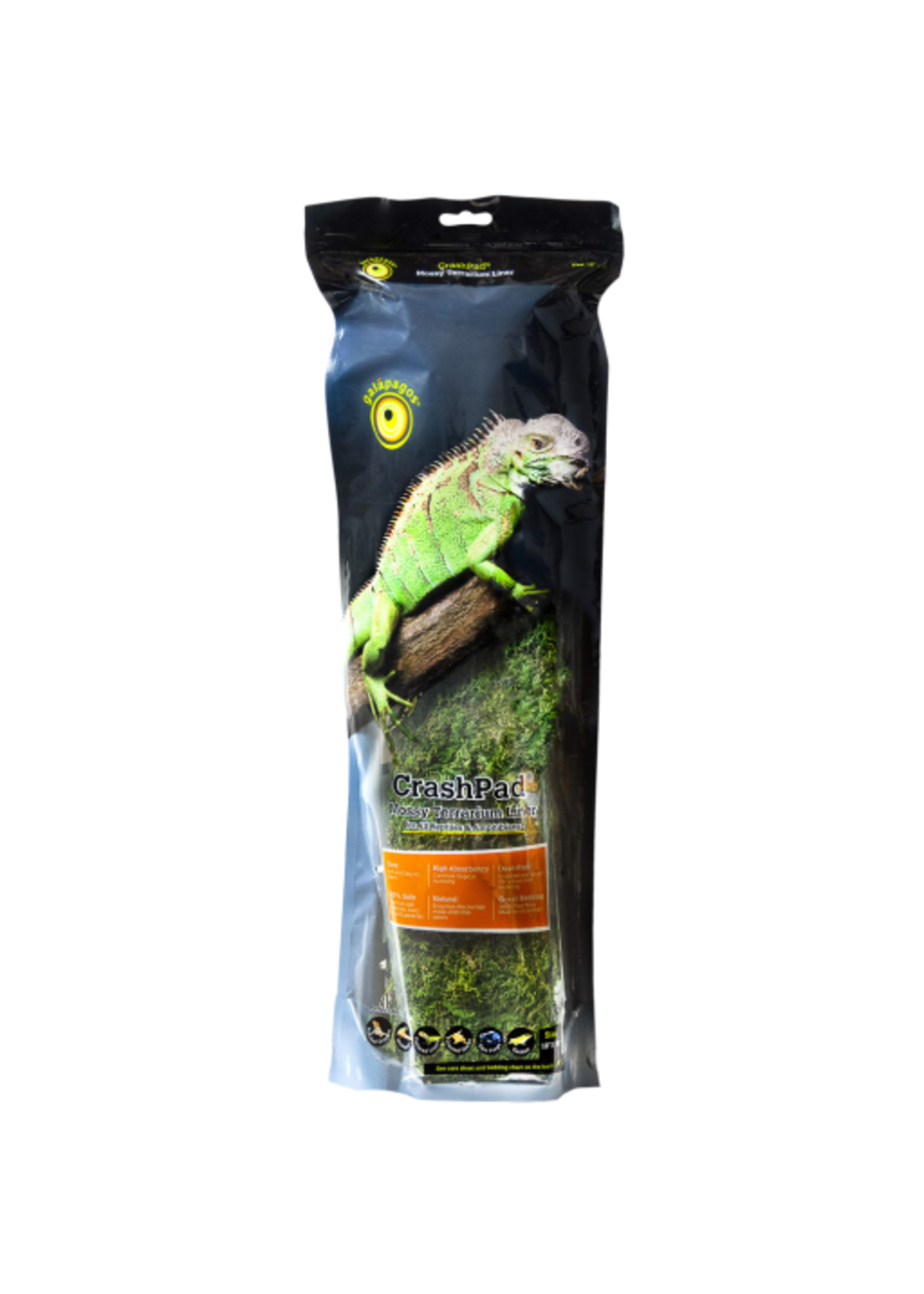 Galapagos Galapagos Reptile Terrarium Mossy Crash Pad  18  x 36  Header Pouch