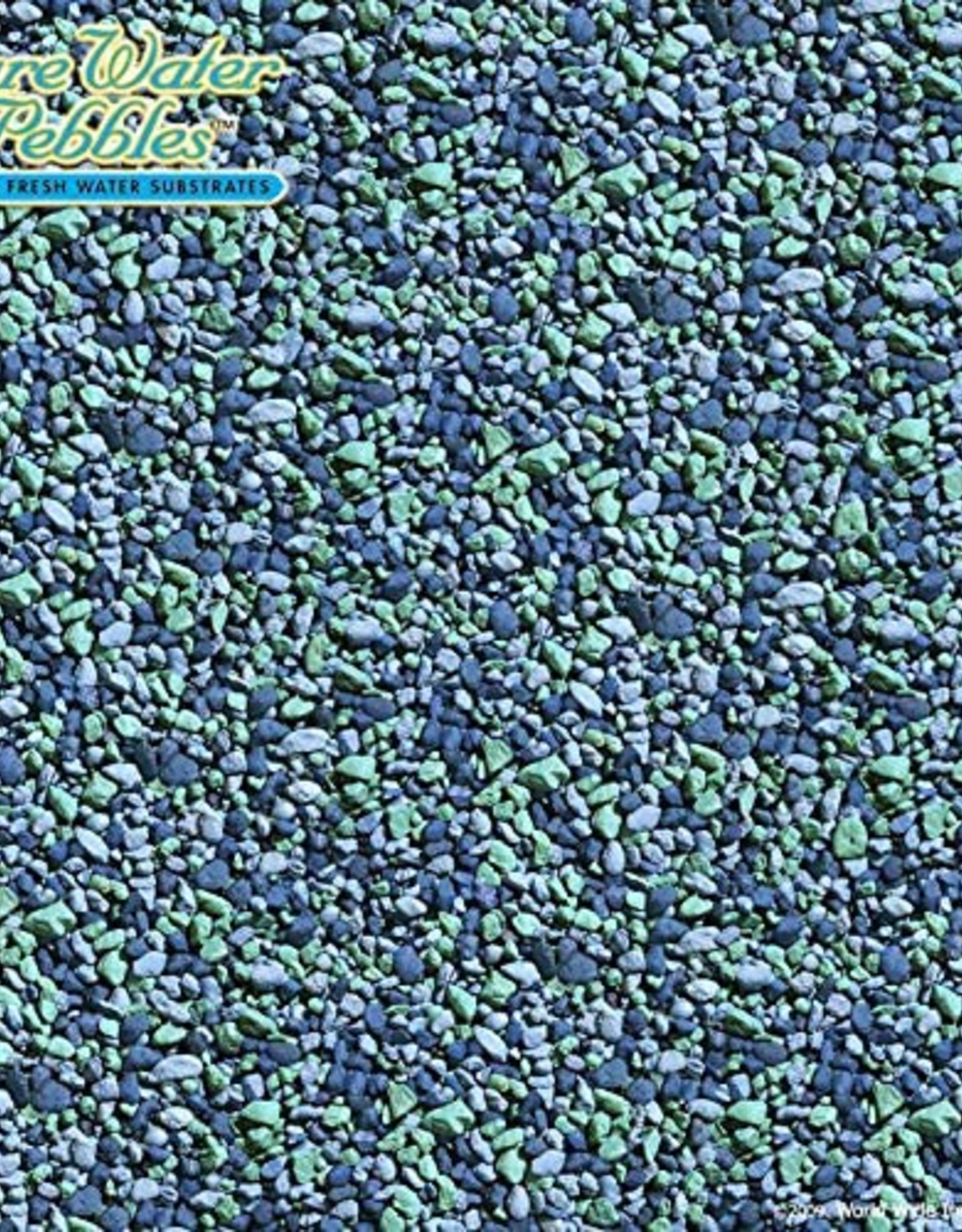 Nature's Ocean Pure Water Pebbles Aquarium Gravel - Blue Lagoon, 5 lb