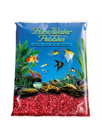 Pure Water Pebbles Aquarium Gravel - Currant Red - 5 lbs (3.1-6.3 mm Grain)