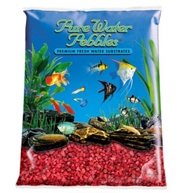 Pure Water Pebbles Aquarium Gravel - Currant Red - 5 lbs (3.1-6.3 mm Grain)